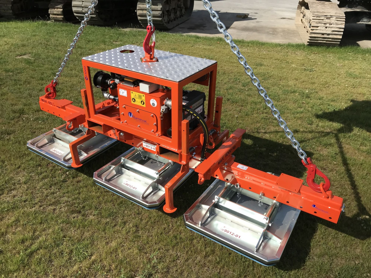 Vacuum hijsunits voor beton of steen De Block